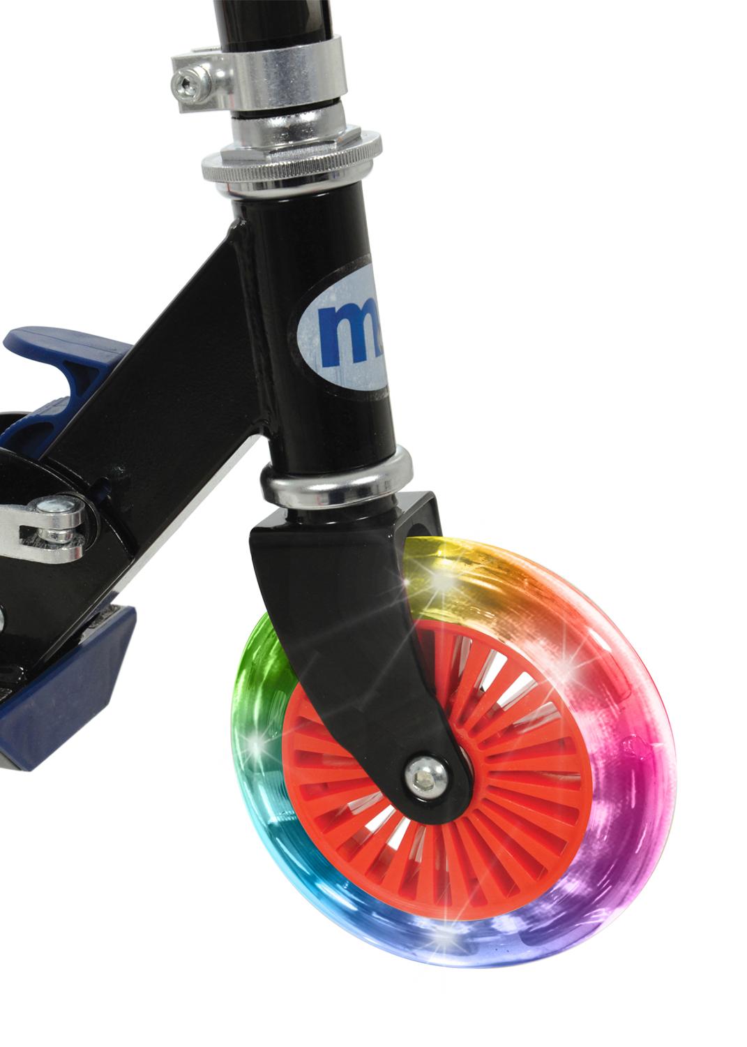 Spiderman Kids Folding Inline Scooter With Motion-Activated Light-Up LED Wheels -  - Fagan Toys