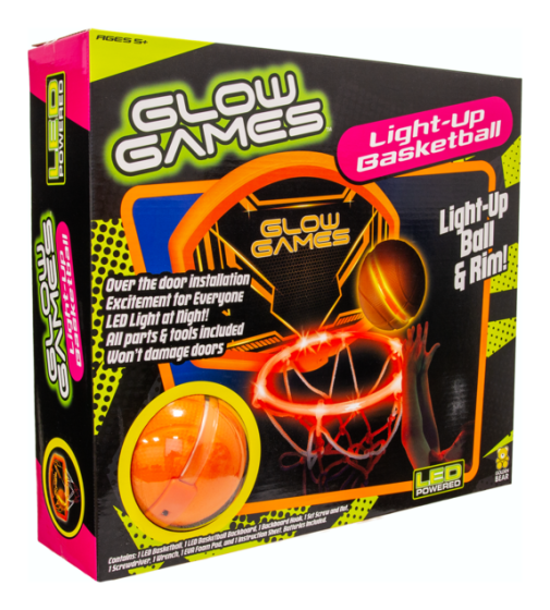 Glow Games Light-Up Basketball Hoop Set - Toymaster - Fagan Toys