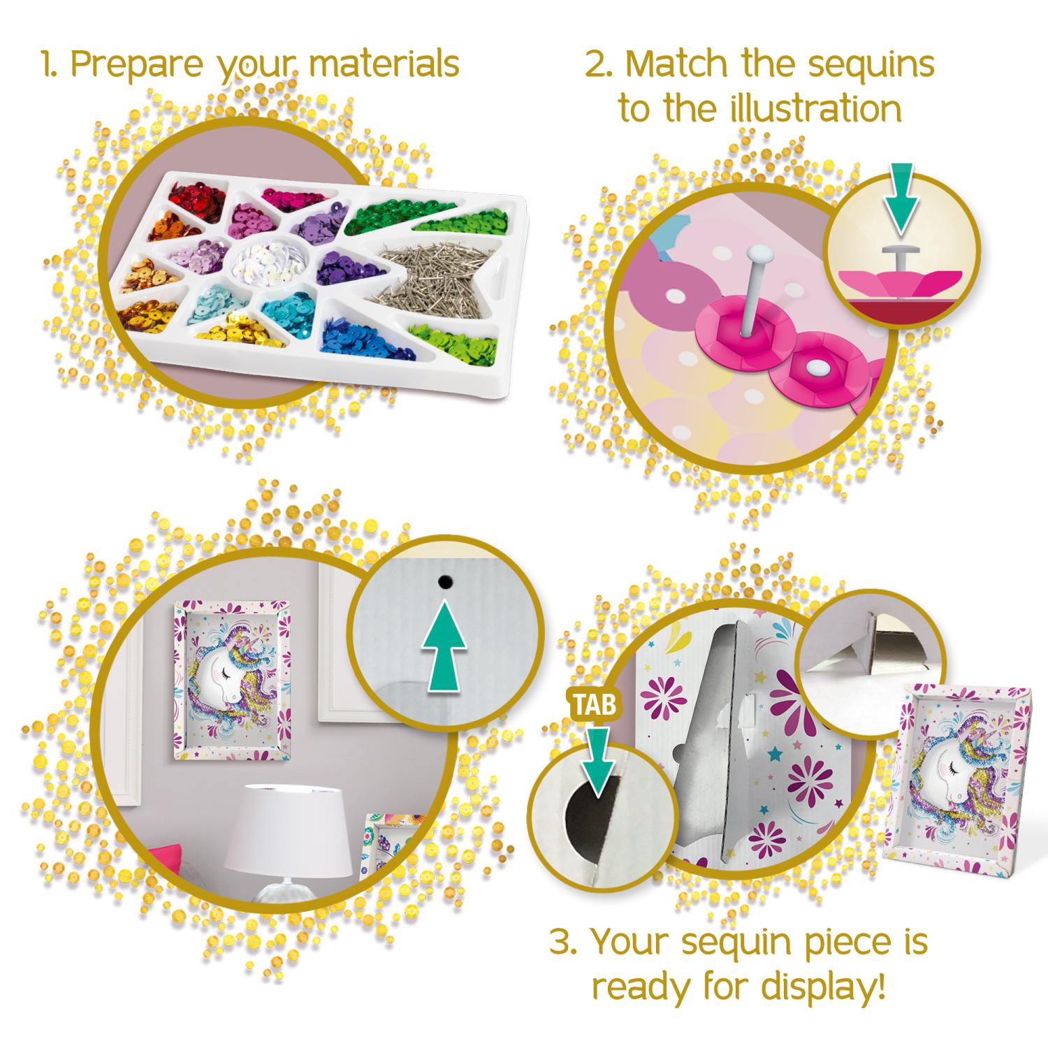 Sequins Collection Unicorn Craft Set - Toymaster - Fagan Toys