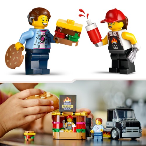 LEGO City Burger Truck Toy Building Set 60404