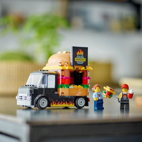LEGO City Burger Truck Toy Building Set 60404