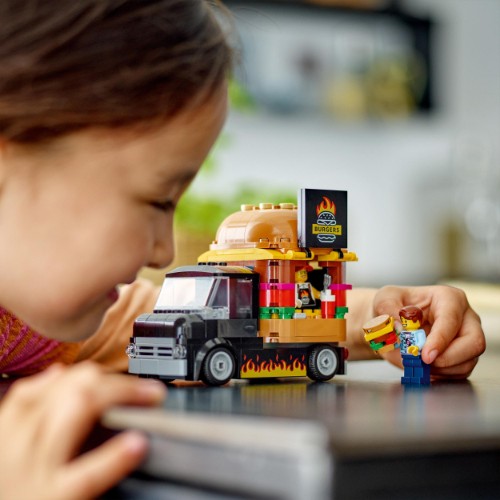 LEGO City Burger Truck Toy Building Set 60404