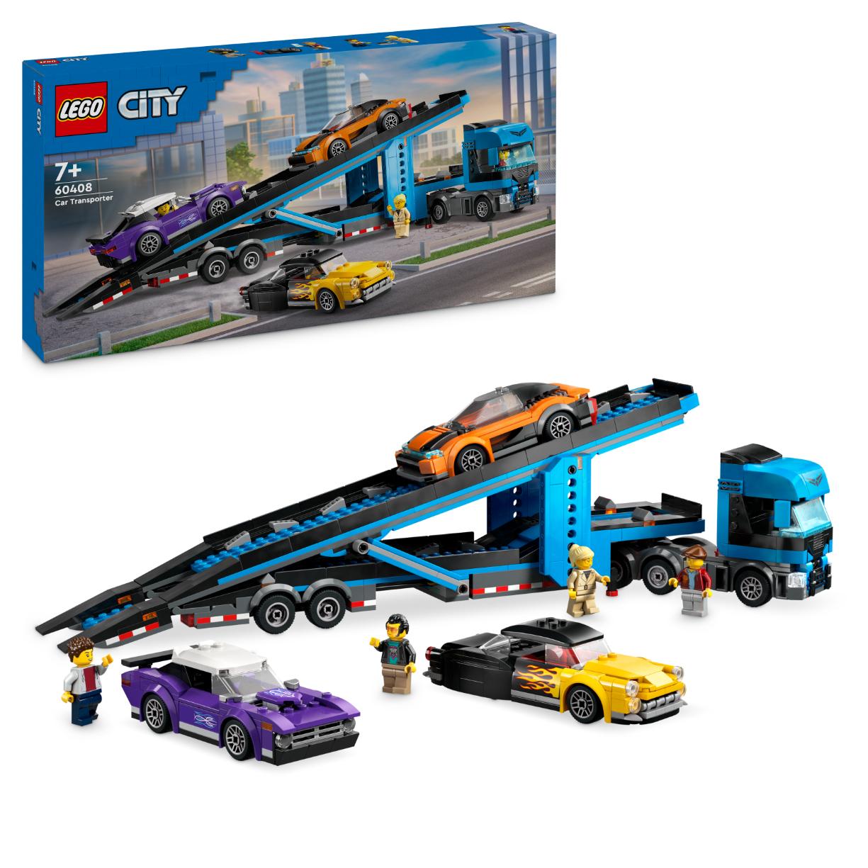 LEGO City Car Transporter Truck with Sports Cars 60408 - Lego - Fagan Toys