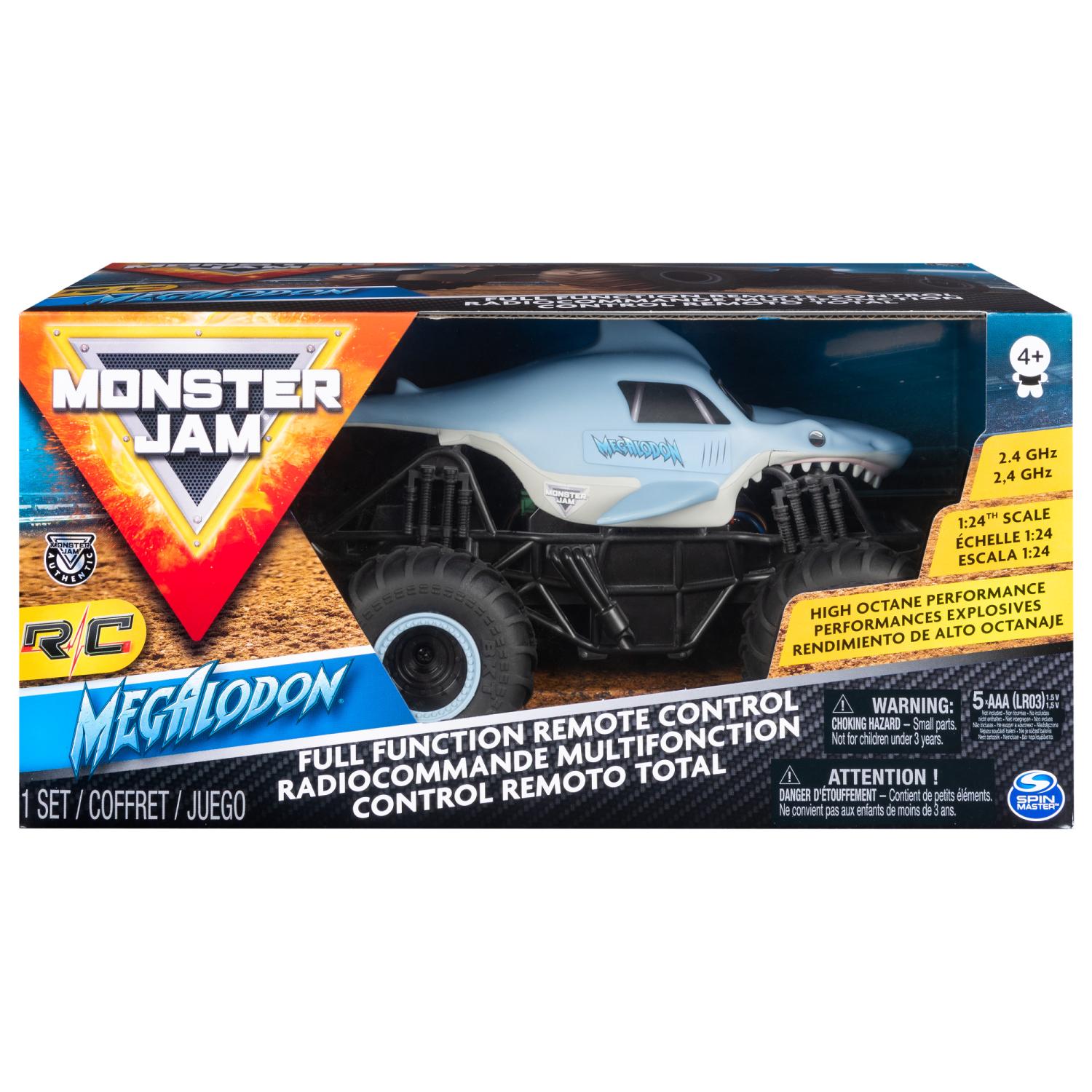 Monster Jam 1:24 Scale Megalodon Remote Control Truck
