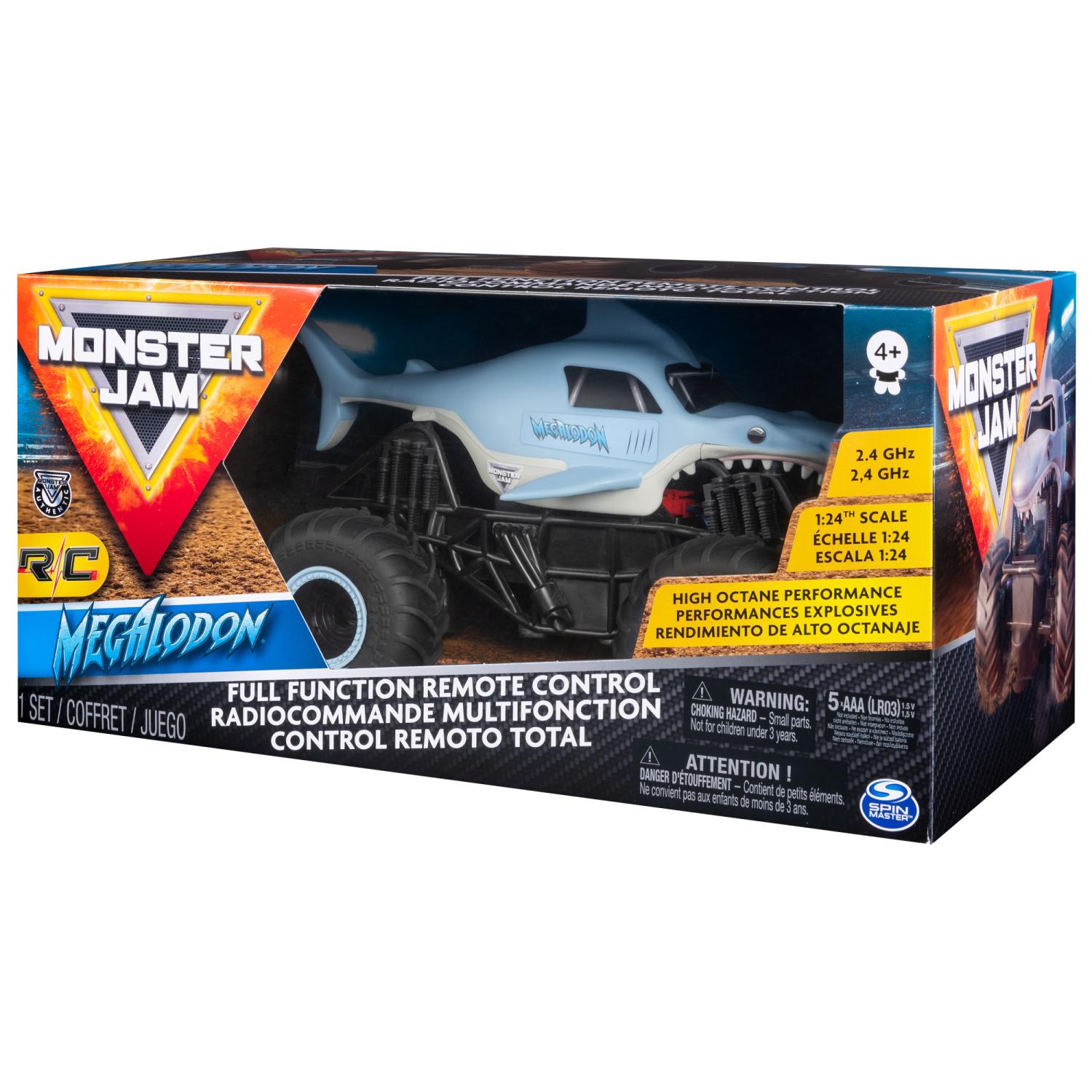Monster Jam 1:24 Scale Megalodon Remote Control Truck