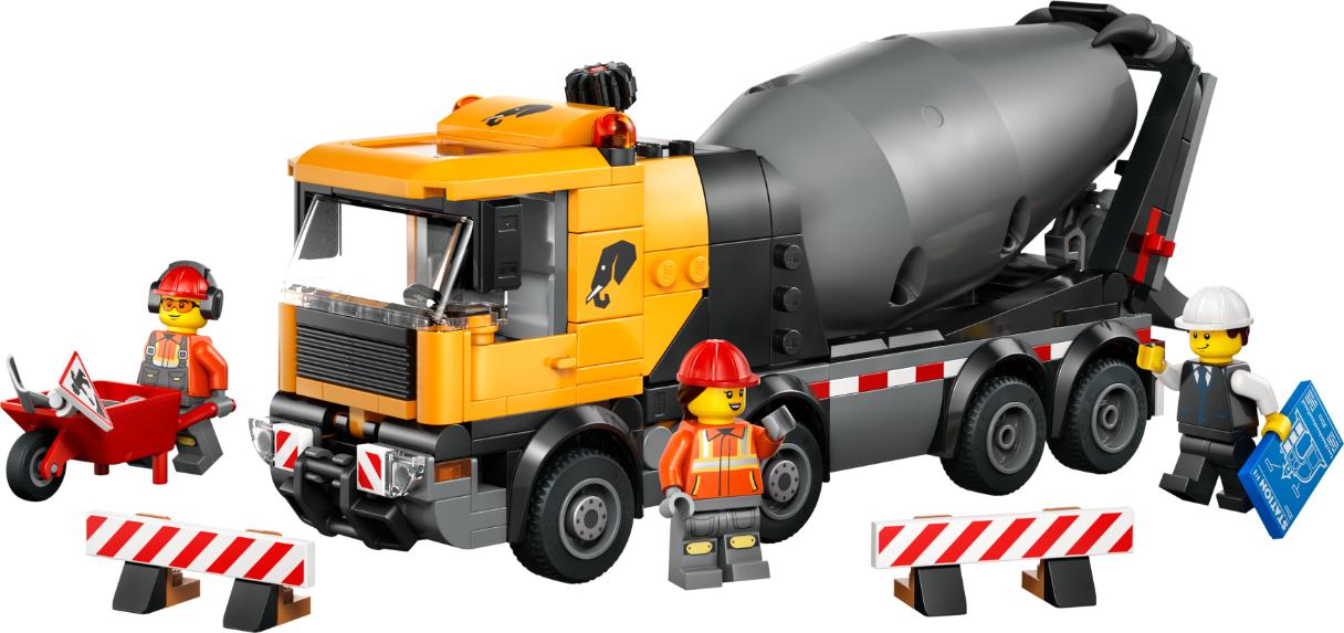 LEGO City Cement Mixer Construction Toy for Kids 60478