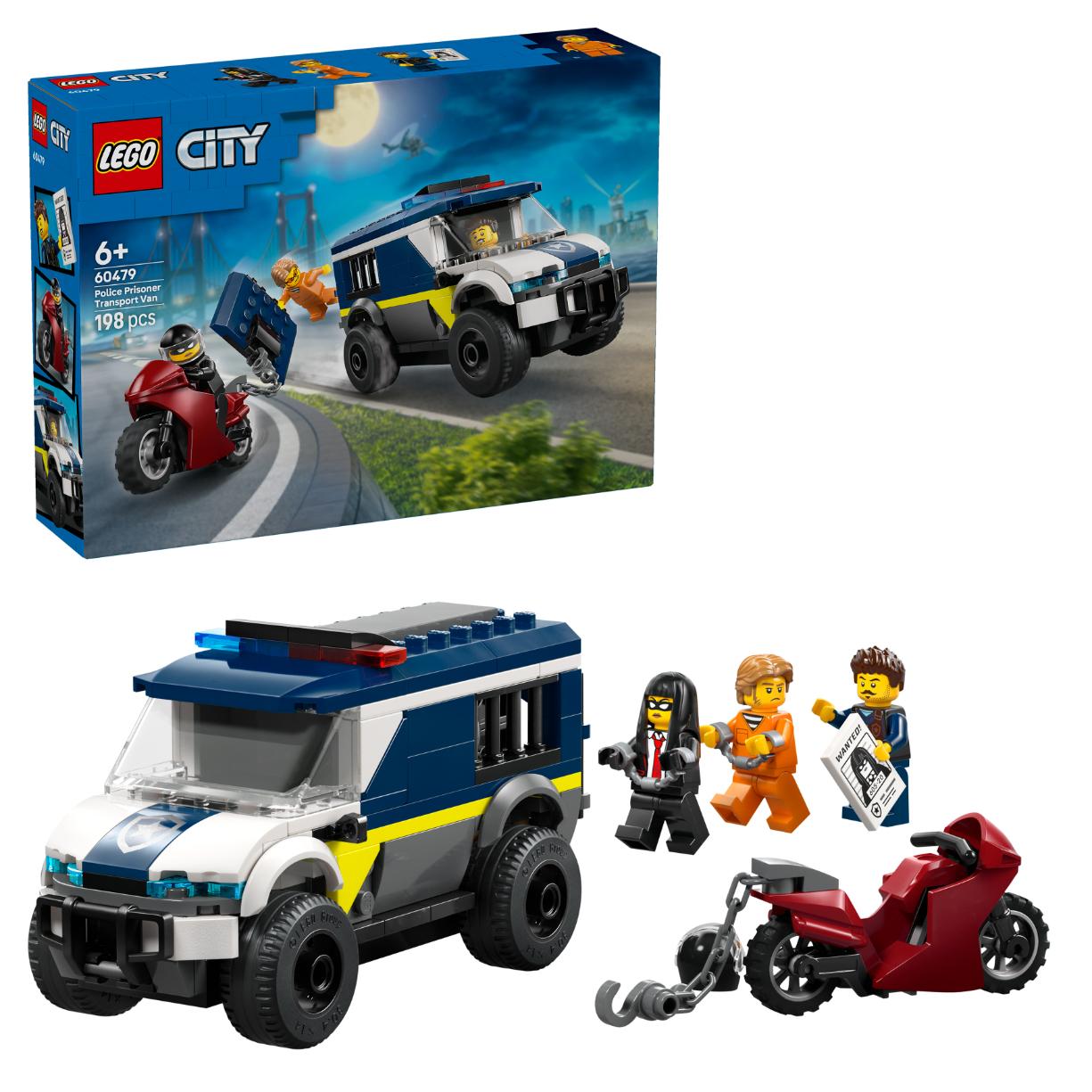 LEGO City Police Prisoner Transport Van Building Toy 60479 - Lego - Fagan Toys