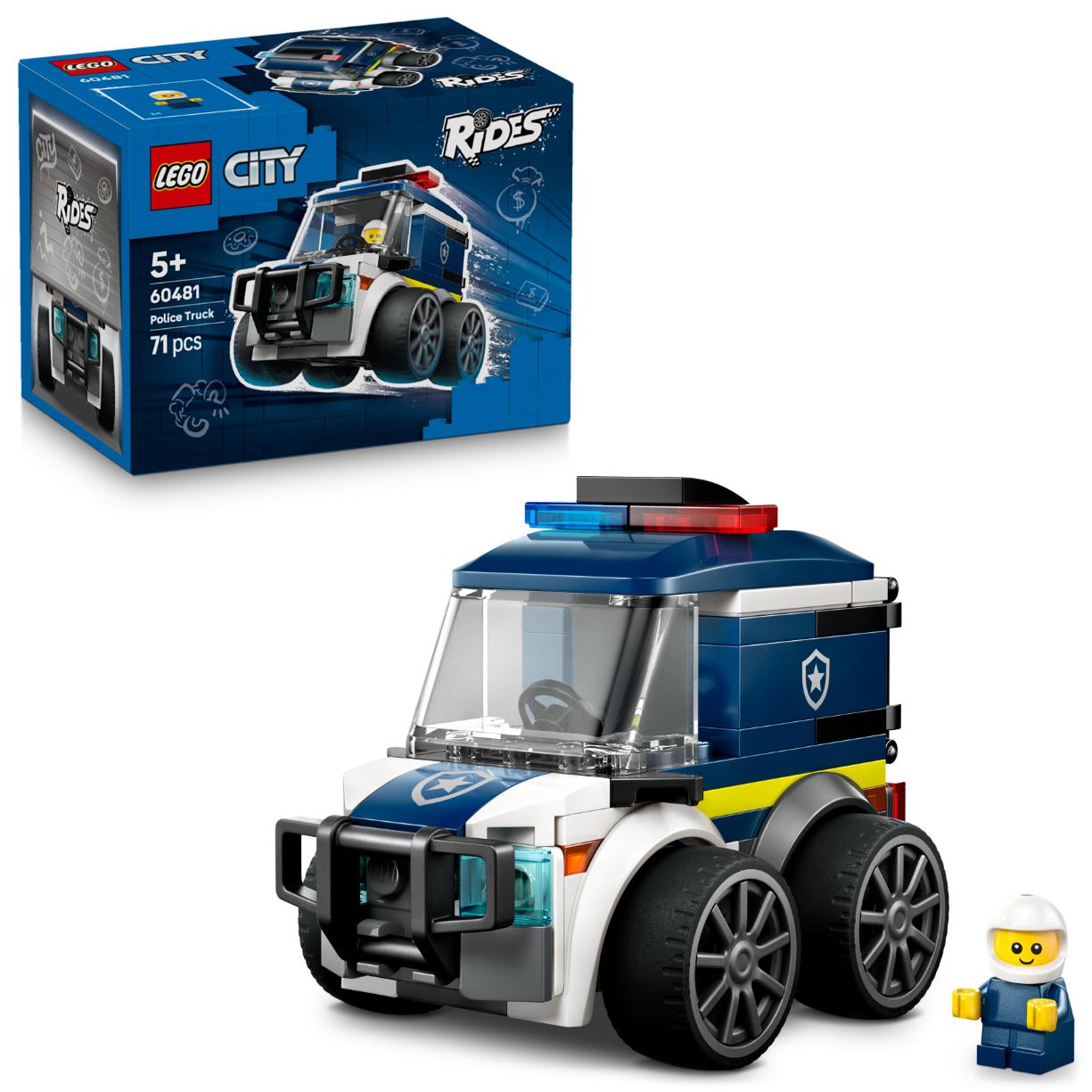 LEGO City Rides – Police Truck Toy Building Set 60481 - Lego - Fagan Toys