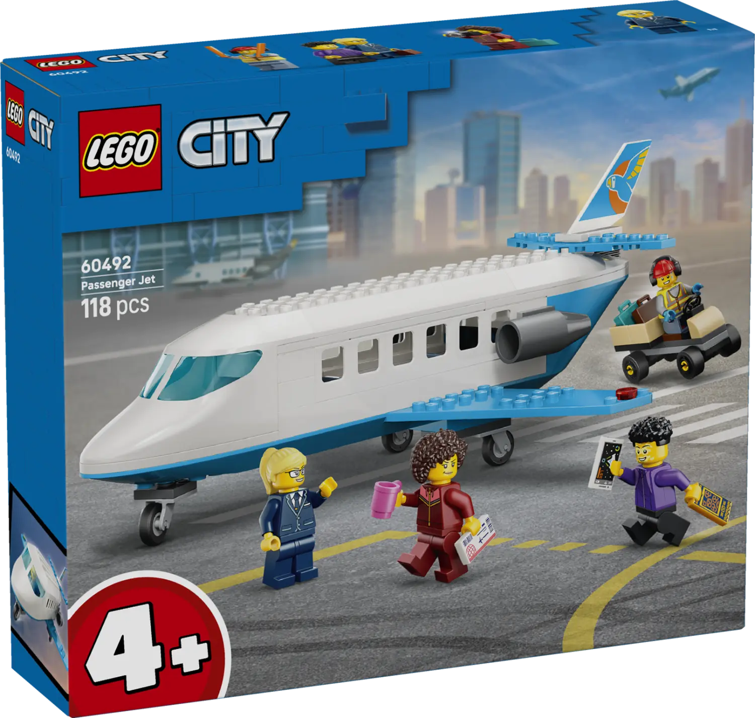 LEGO® City Passenger Jet - Airplane Toy Building Set 60492 -  - Fagan Toys