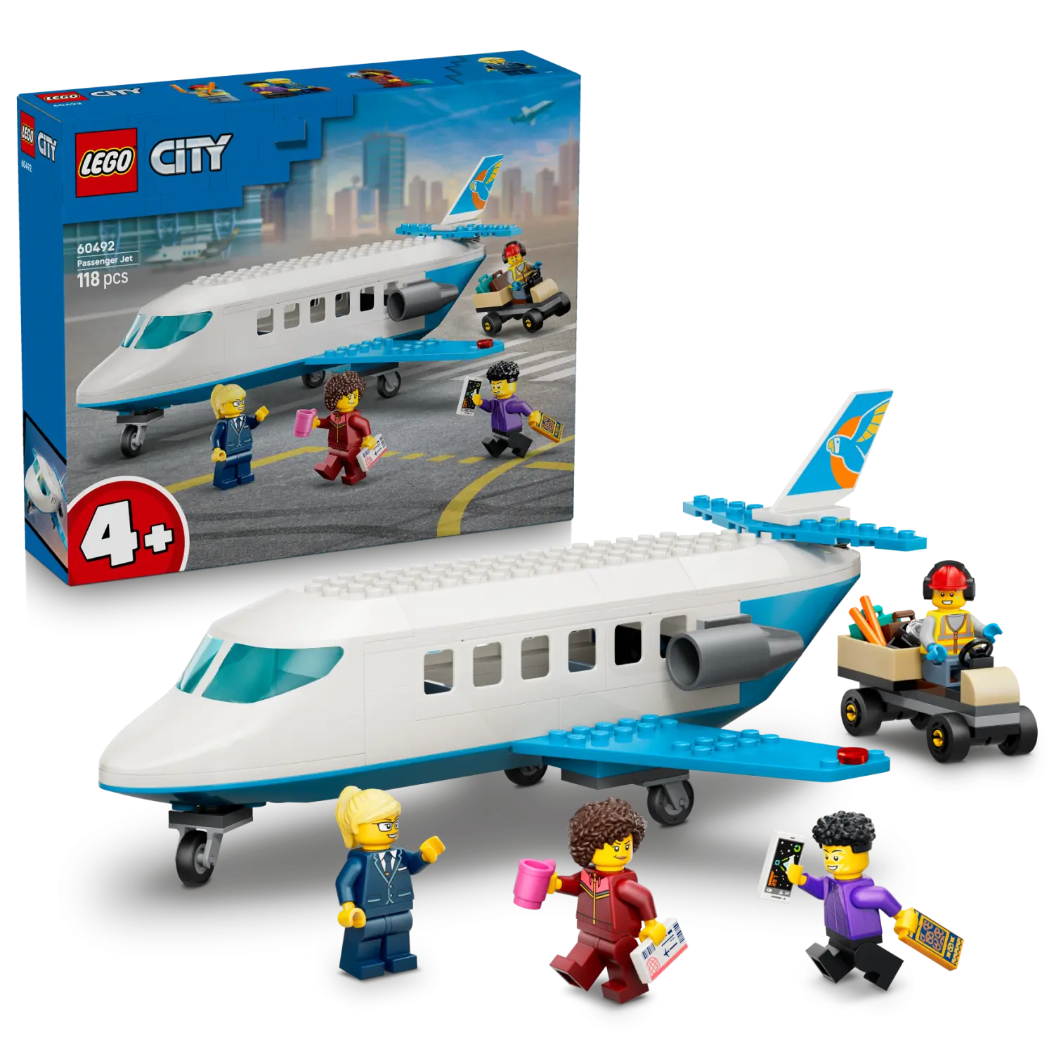 LEGO® City Passenger Jet - Airplane Toy Building Set 60492 -  - Fagan Toys