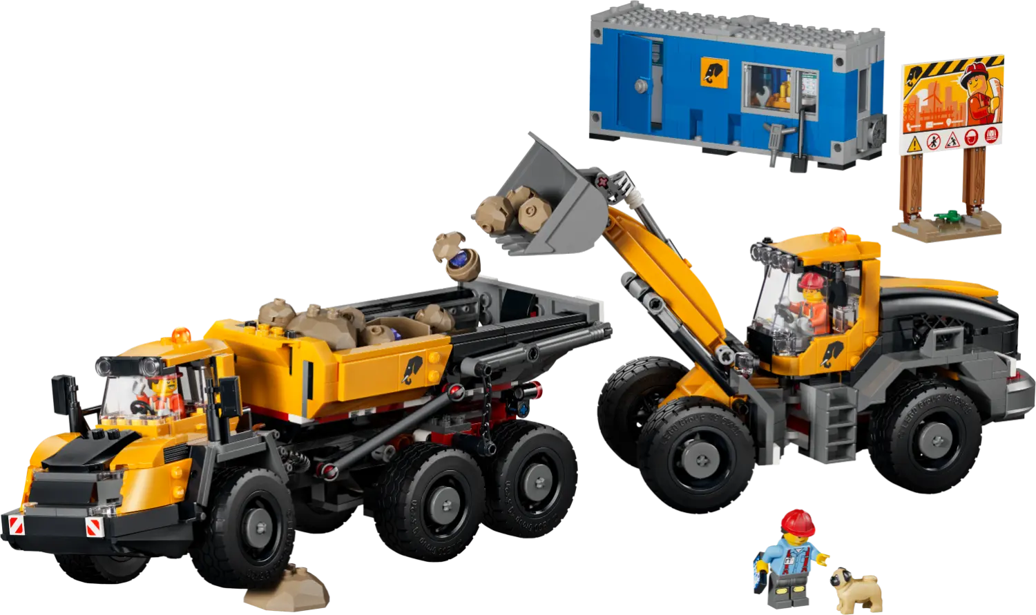 LEGO® City Dump Truck & Front End Loader - Construction Toy 60494 -  - Fagan Toys