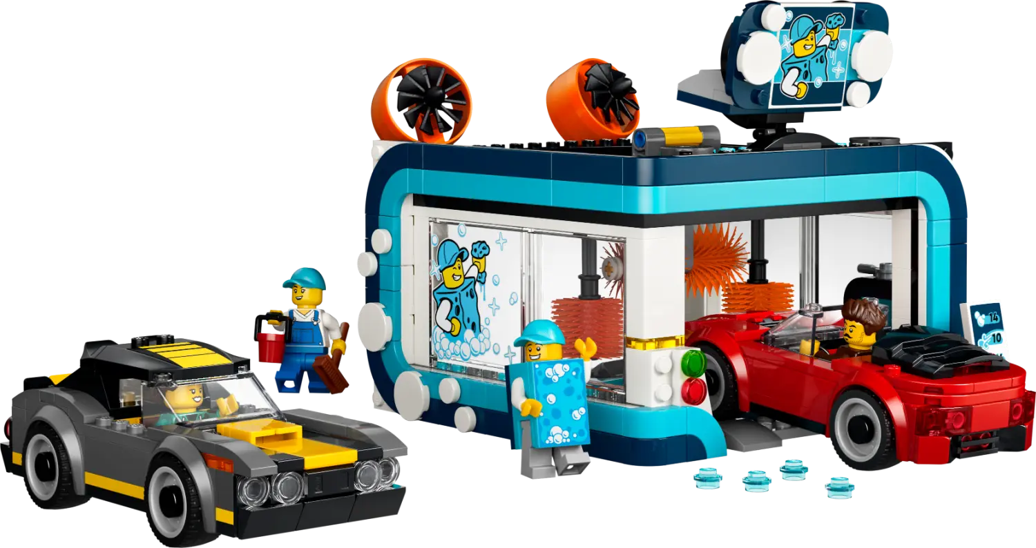 LEGO® City Drive-Through Car Wash - Building Kit 60497 -  - Fagan Toys