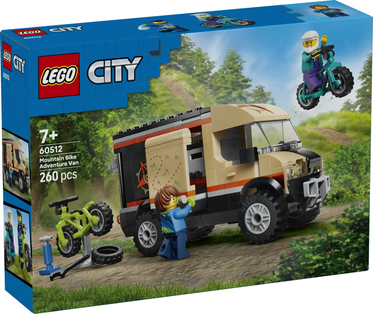 LEGO® City Mountain Bike Adventure Van - Toy Vehicle 60512 -  - Fagan Toys