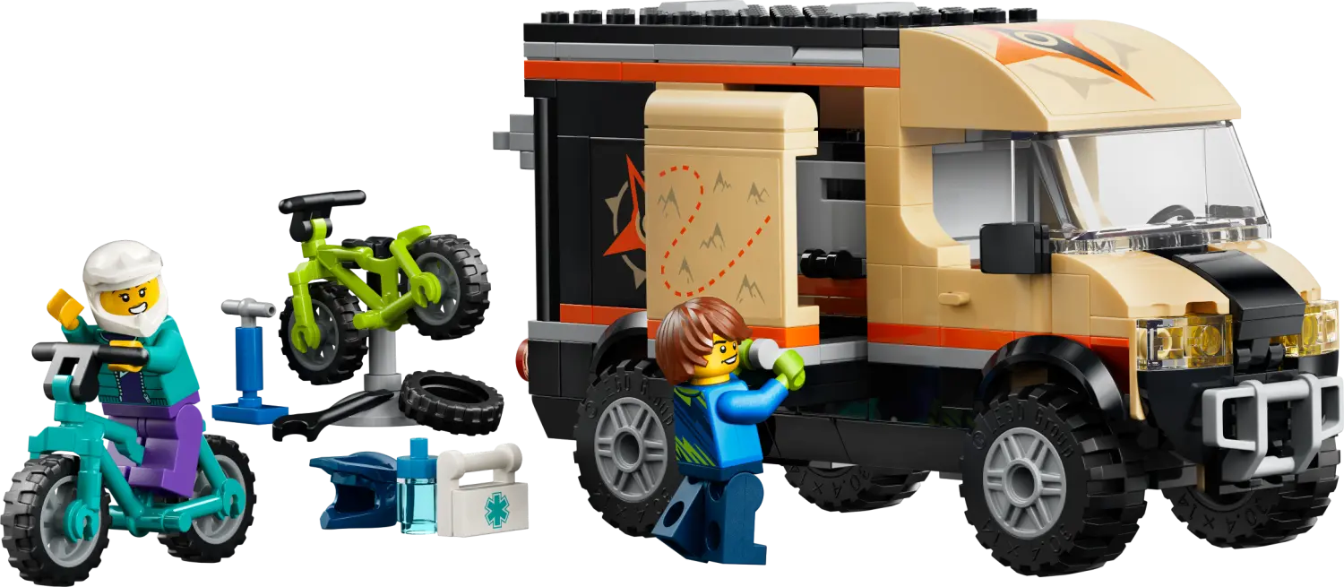 LEGO® City Mountain Bike Adventure Van - Toy Vehicle 60512 -  - Fagan Toys