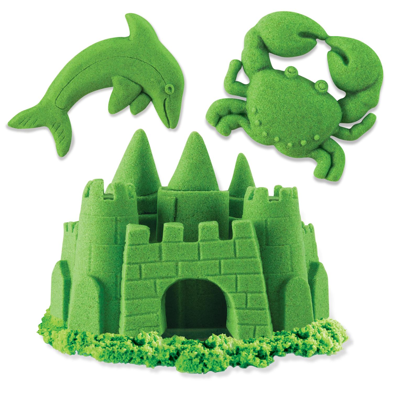 Kinetic Sand 8oz Neon Sand Box Playset