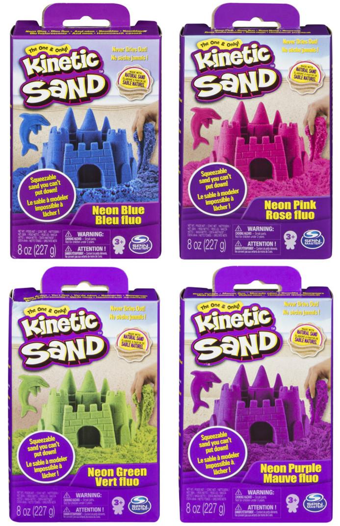 Kinetic Sand 8oz Neon Sand Box Playset - Toymaster - Fagan Toys
