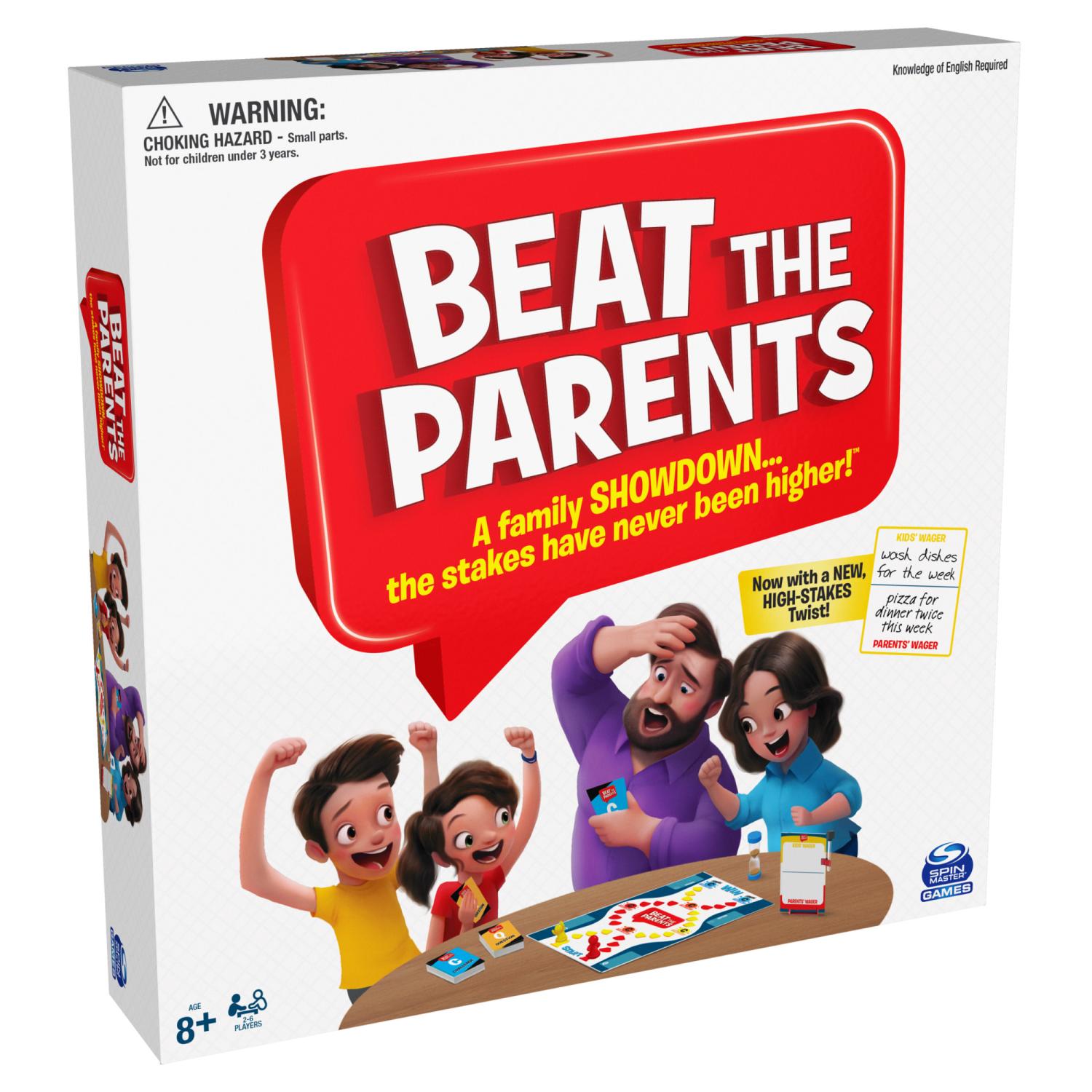 Beat the Parents: The Kids vs Parents Family Board Game - Toymaster - Fagan Toys