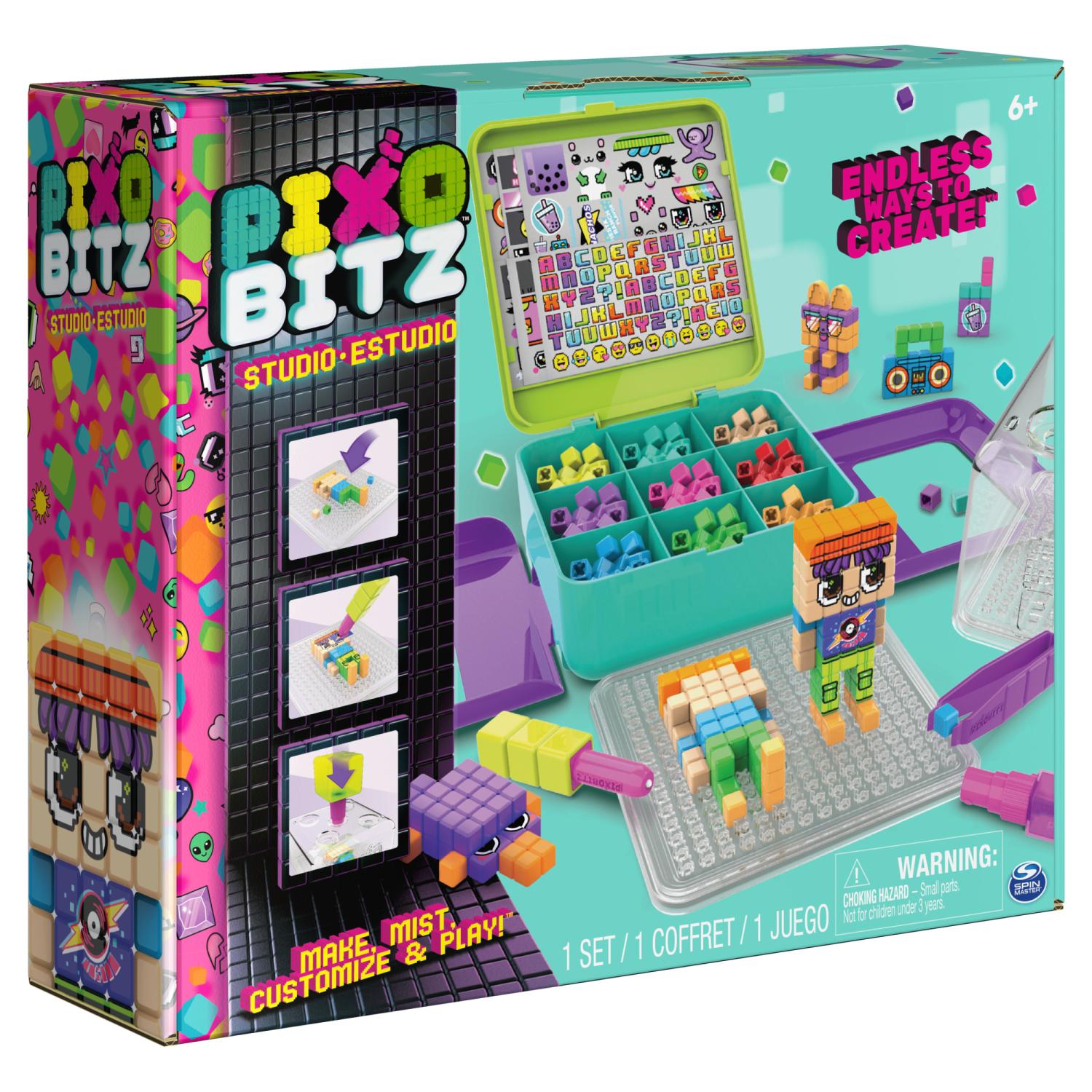 Pixobitz Studio Water-Activated Pixel Art Kit - Toymaster - Fagan Toys
