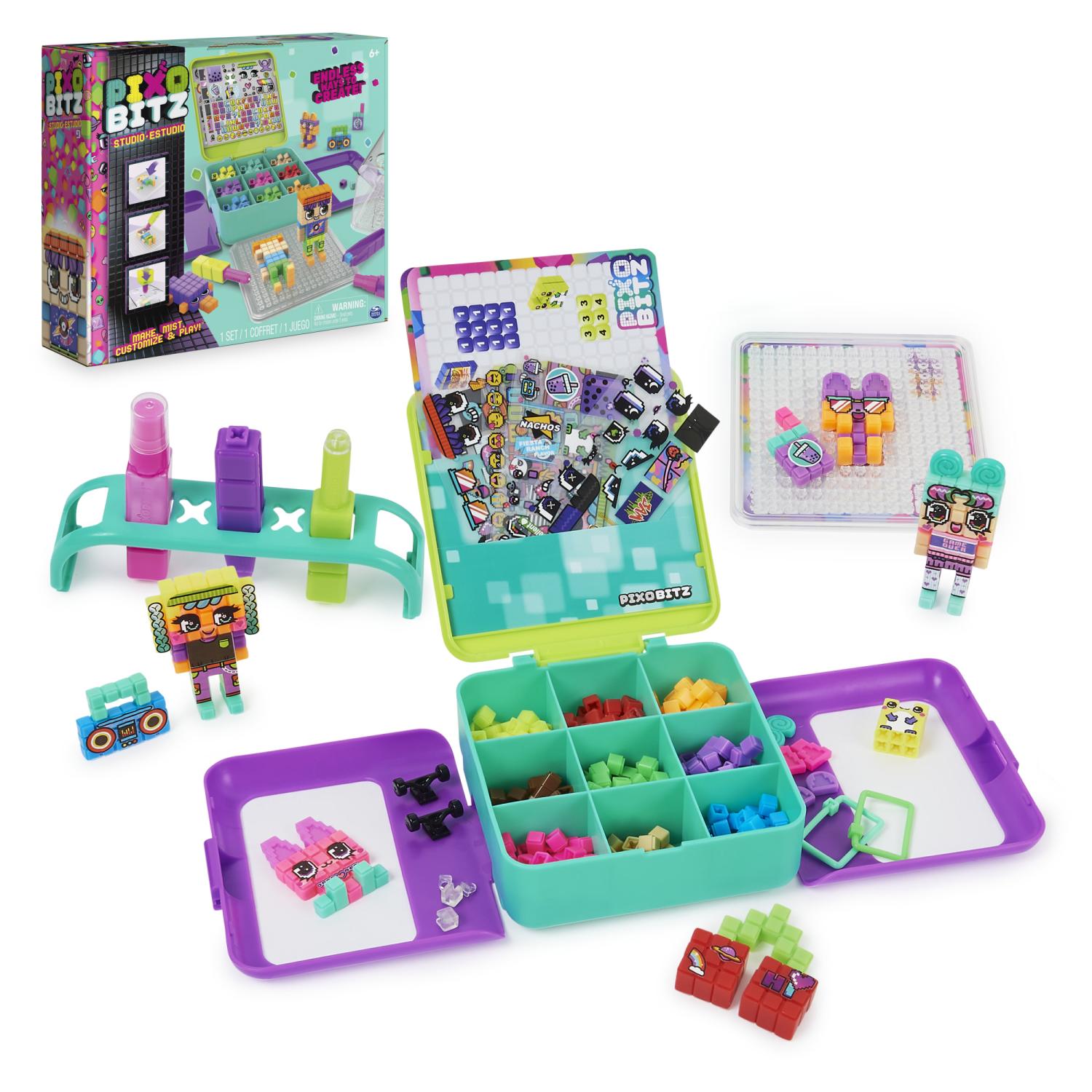 Pixobitz Studio Water-Activated Pixel Art Kit