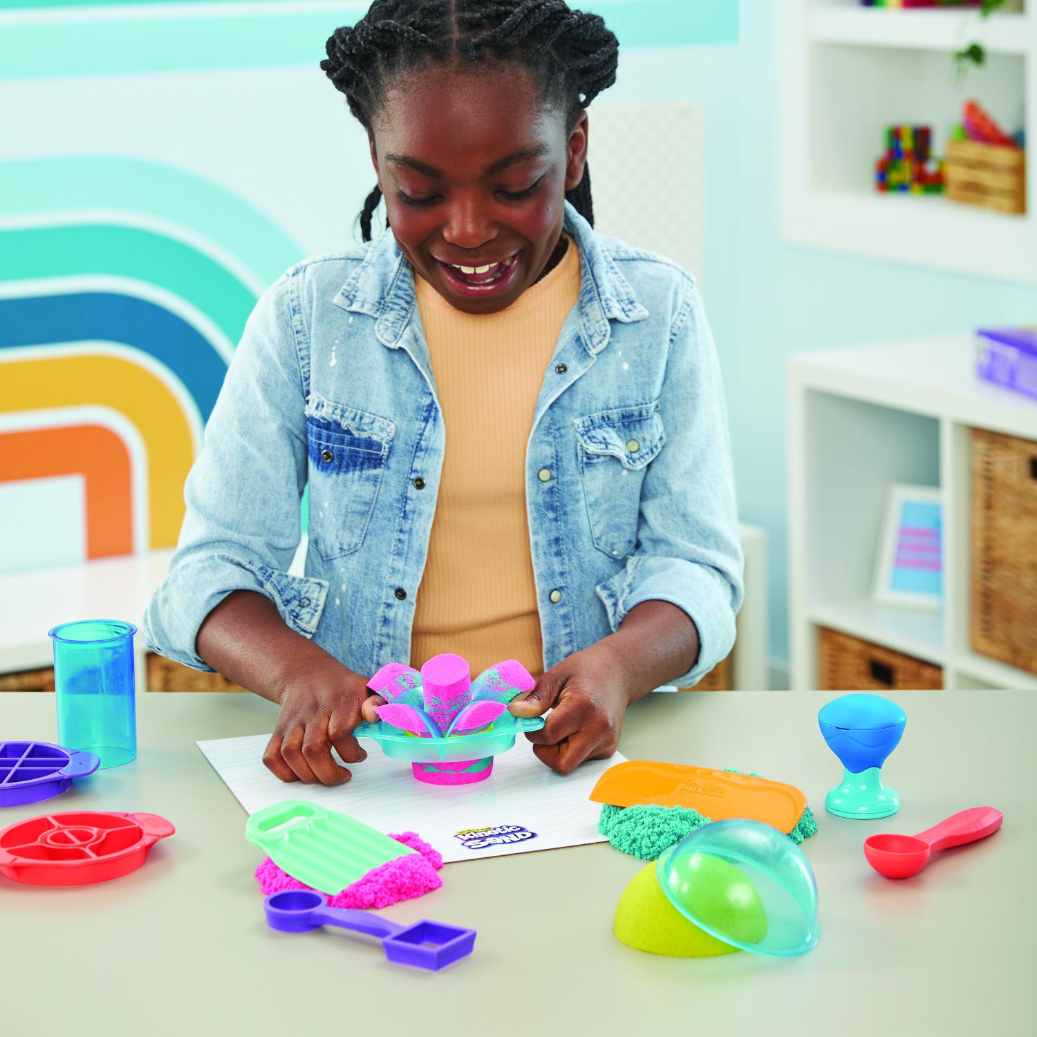 Kinetic Sand Ultimate Sandisfying Set with 10 Tools