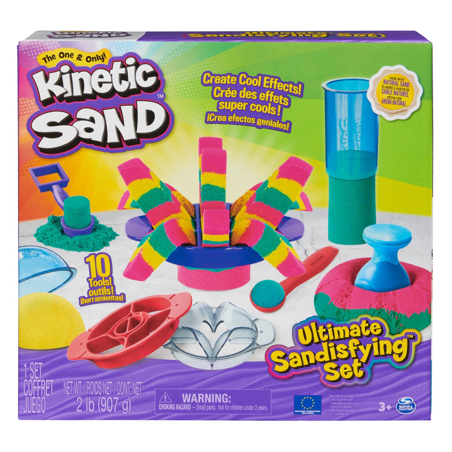 Kinetic Sand Ultimate Sandisfying Set with 10 Tools - Toymaster - Fagan Toys