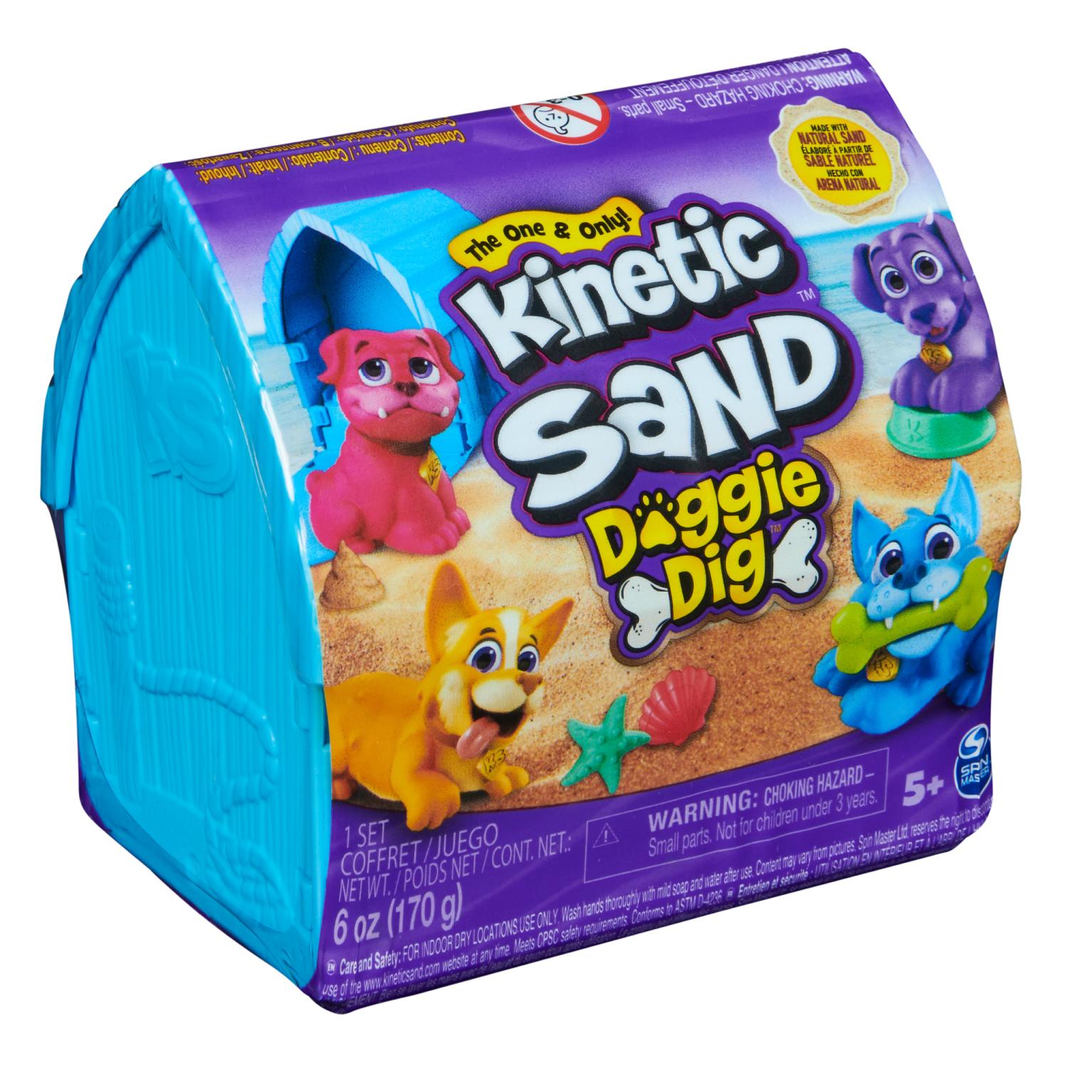 Kinetic Sand Doggie Dig Surprise Playset