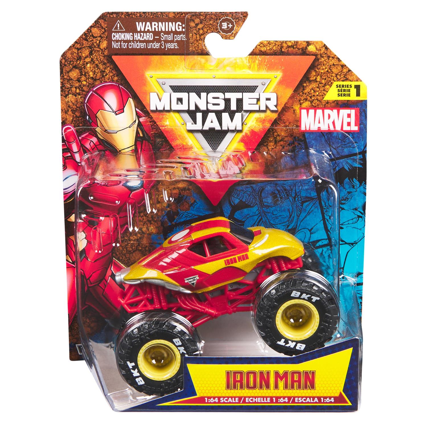 Monster Jam 1:64 Scale Marvel Die-Cast Truck Series