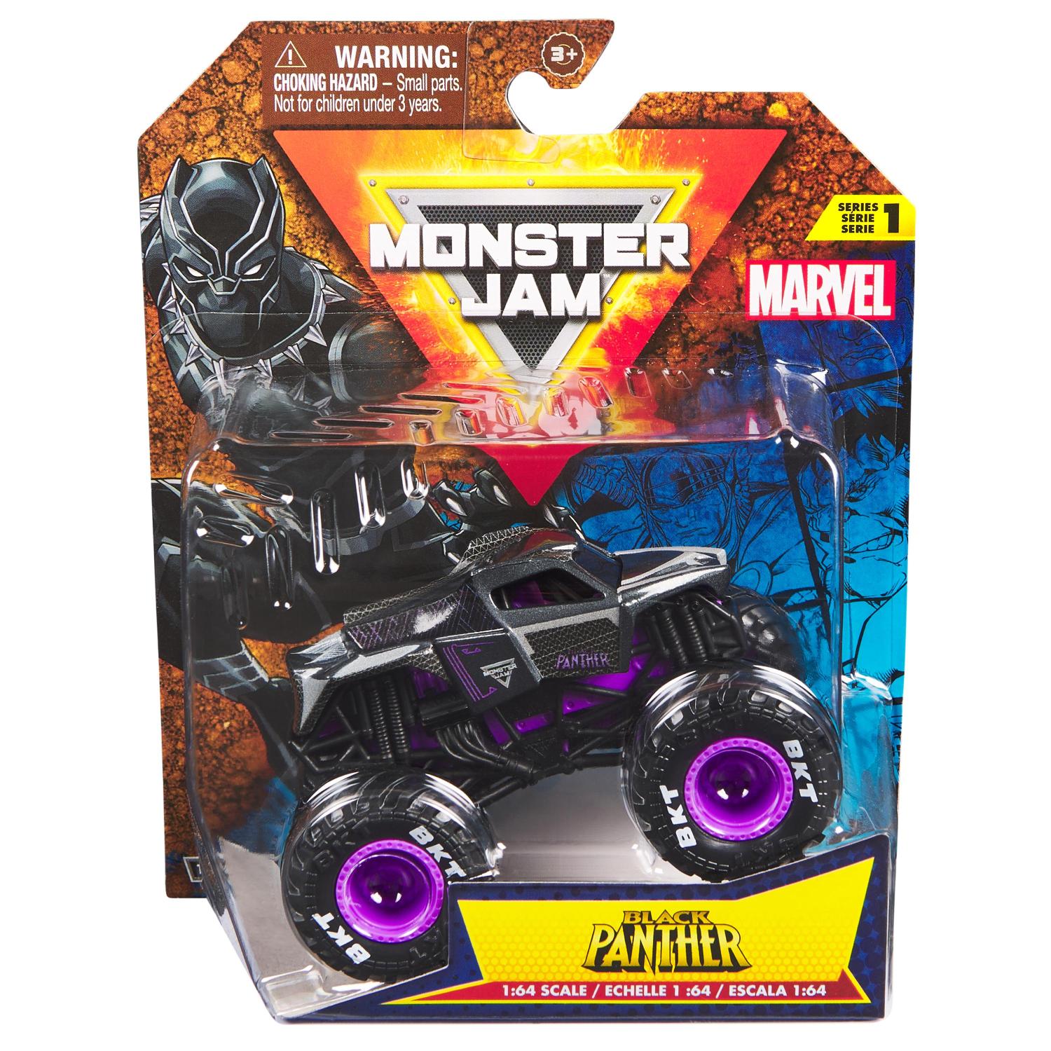 Monster Jam 1:64 Scale Marvel Die-Cast Truck Series