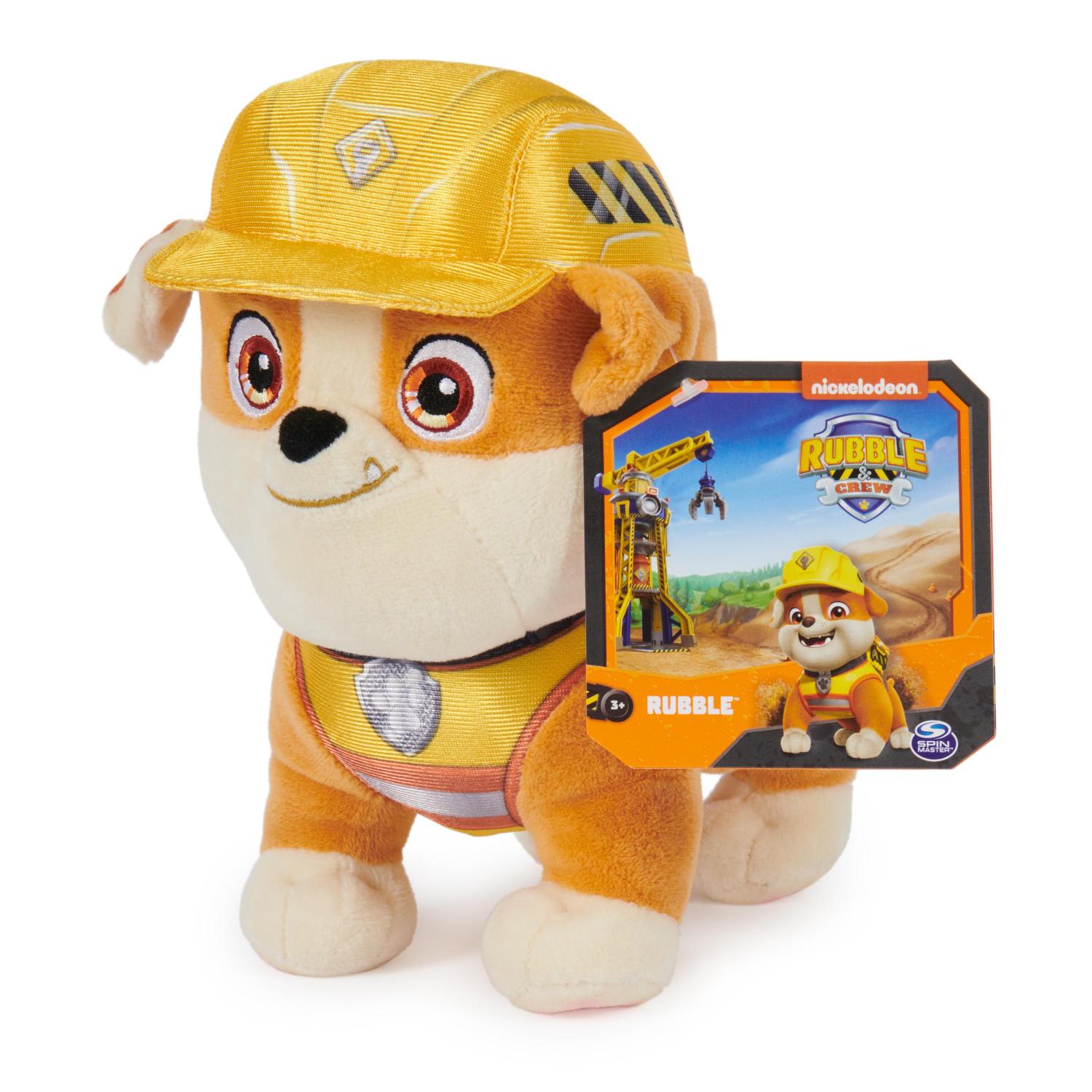 PAW Patrol Rubble & Crew Character Plush Toys (Assorted) - Toymaster - Fagan Toys