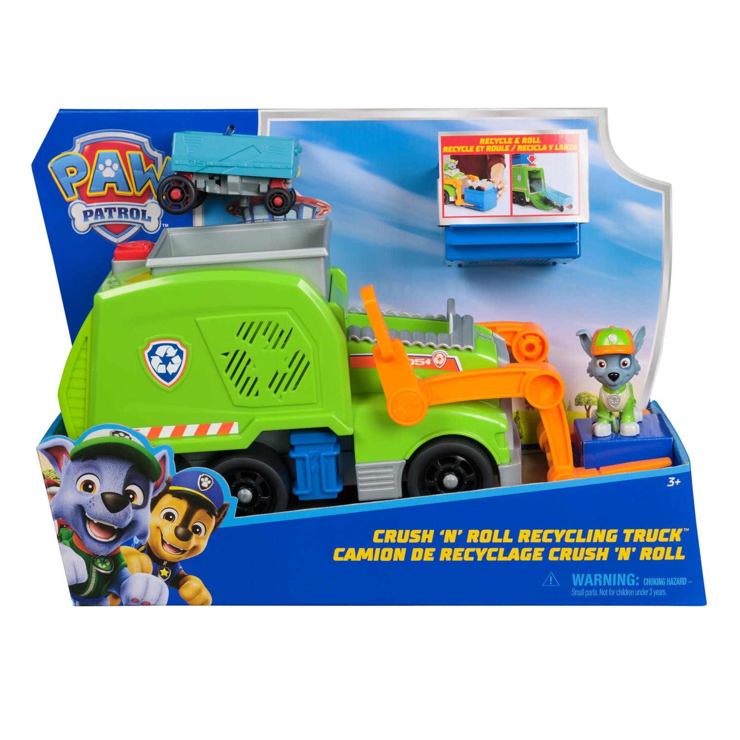PAW Patrol Rocky’s Crush ’N’ Roll Recycling Lorry - Toymaster - Fagan Toys