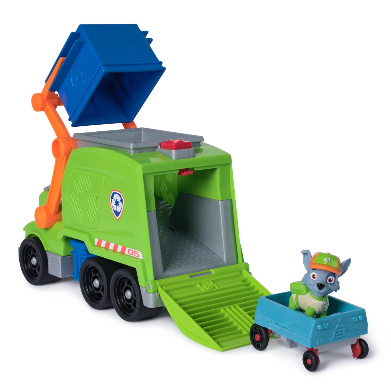 PAW Patrol Rocky\u2019s Crush \u2019N\u2019 Roll Recycling Lorry