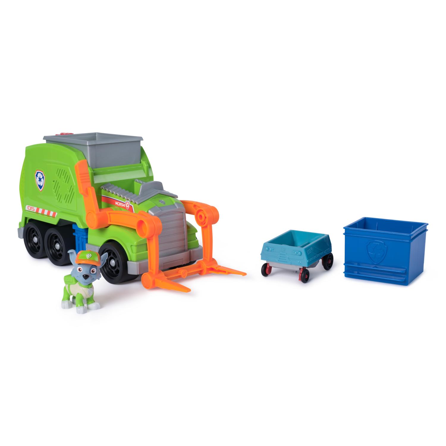 PAW Patrol Rocky\u2019s Crush \u2019N\u2019 Roll Recycling Lorry