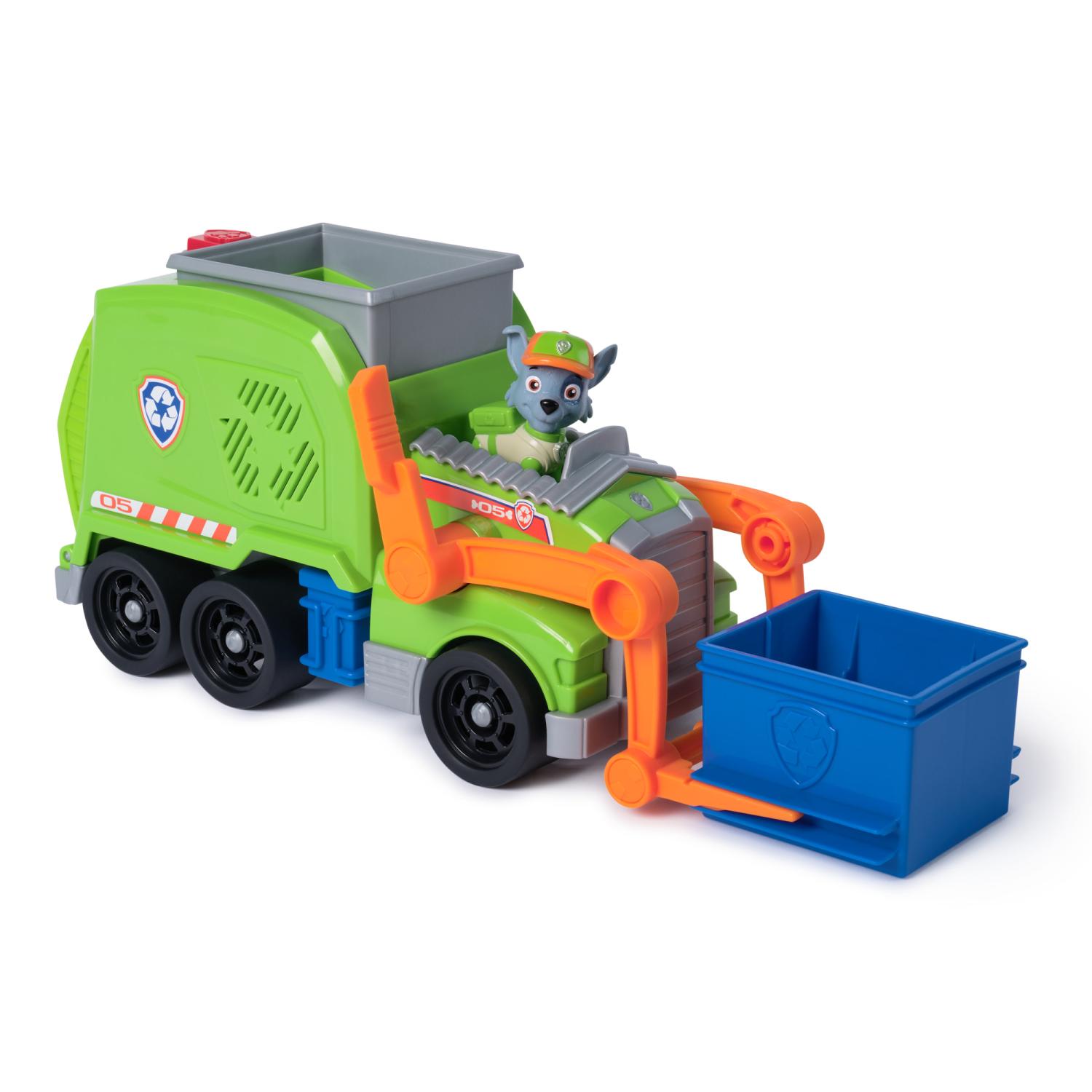 PAW Patrol Rocky\u2019s Crush \u2019N\u2019 Roll Recycling Lorry