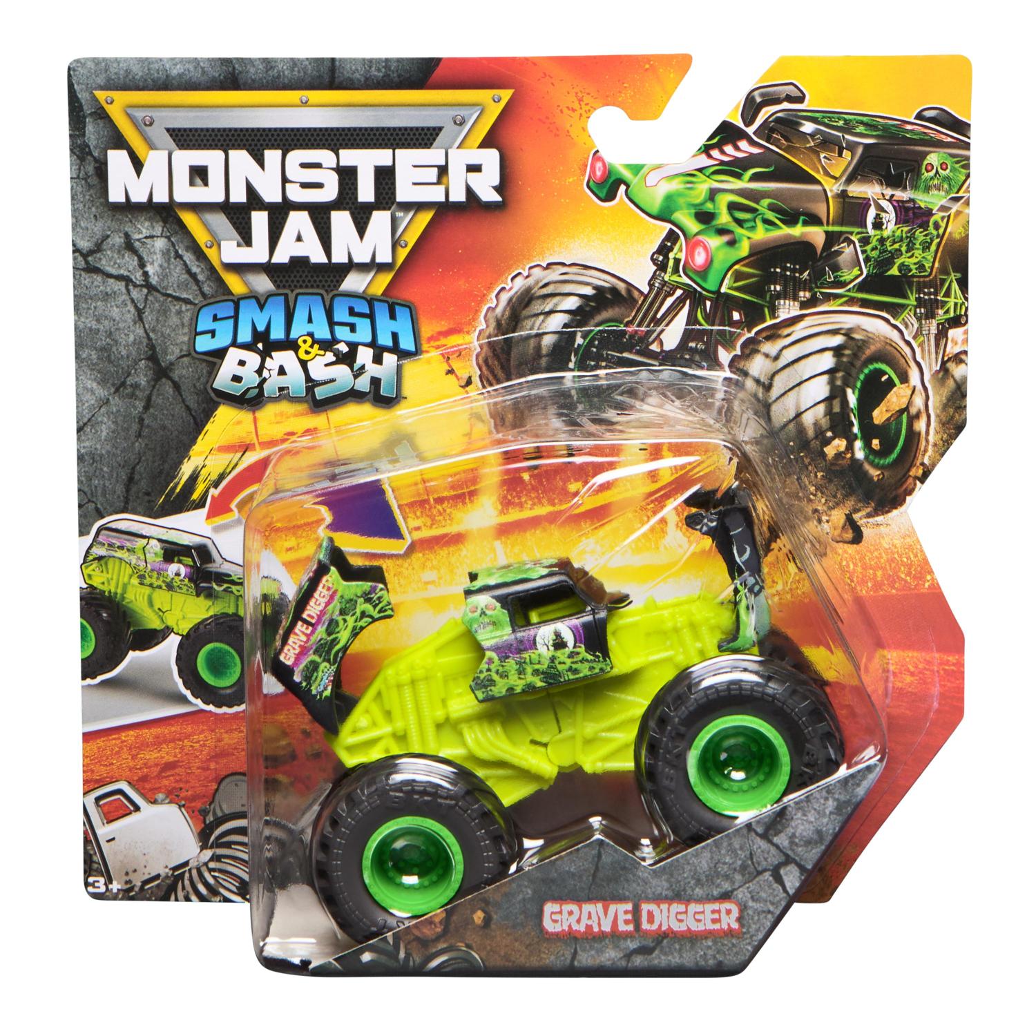 Monster Jam 1:64 Smash & Bash Trucks (2-Pack)