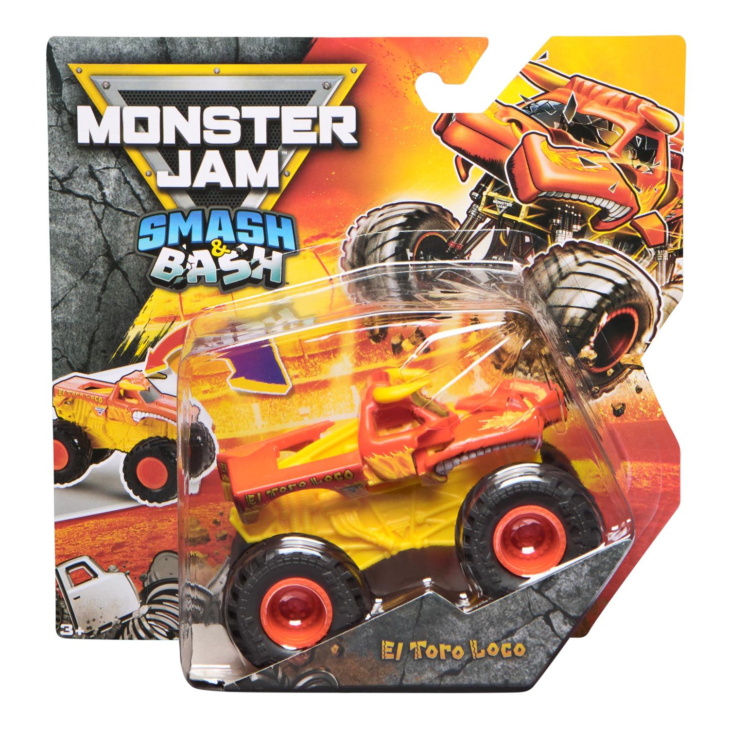 Monster Jam 1:64 Smash & Bash Trucks (2-Pack)