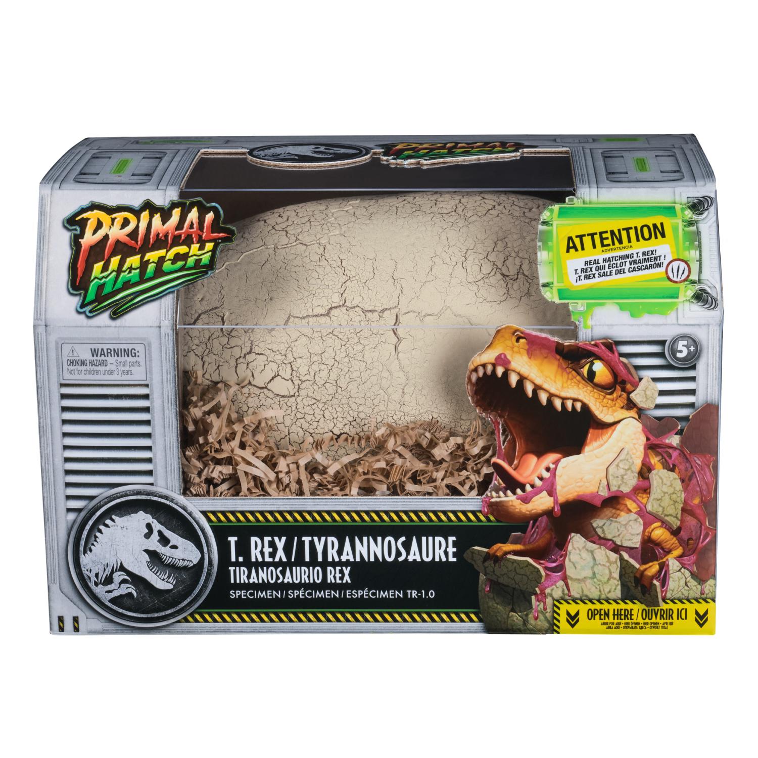 Jurassic World Interactive Primal Hatch T-Rex Toy - Toymaster - Fagan Toys