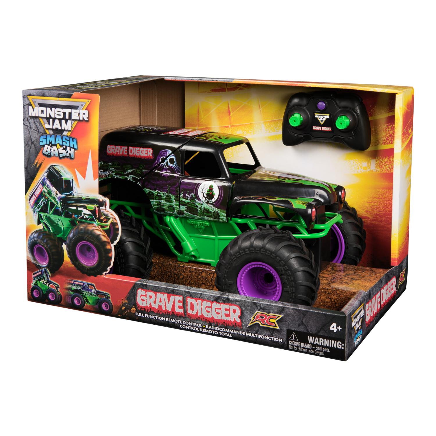 Monster Jam Smash & Bash Grave Digger Remote Control