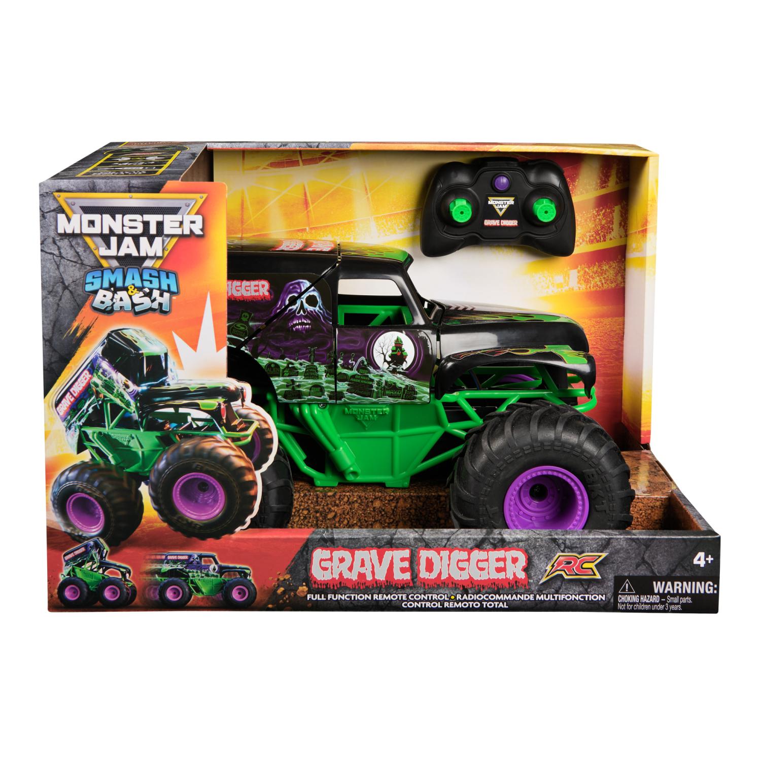 Monster Jam Smash & Bash Grave Digger Remote Control