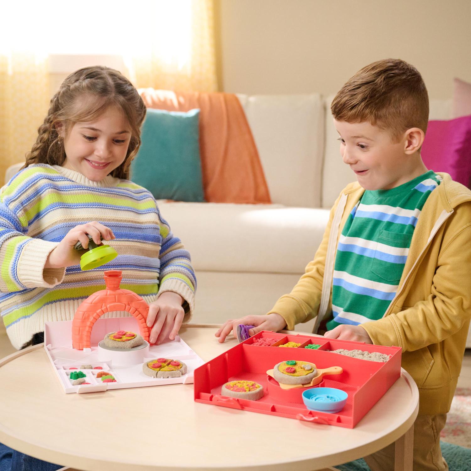 Kinetic Sand SquishPizza Scented Playset