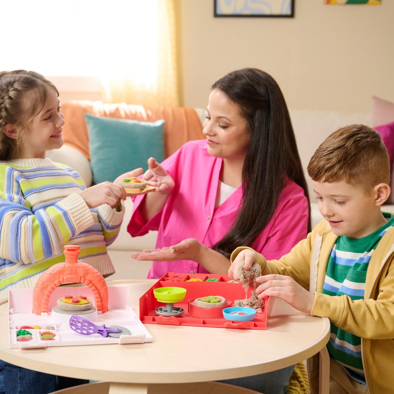 Kinetic Sand SquishPizza Scented Playset
