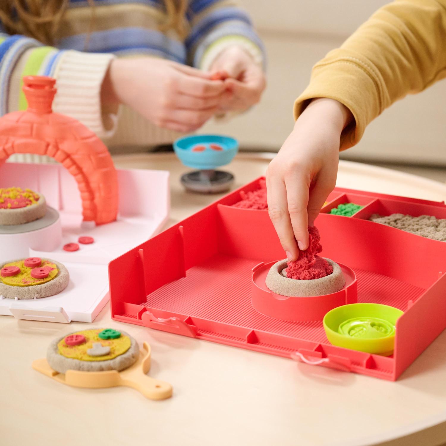 Kinetic Sand SquishPizza Scented Playset