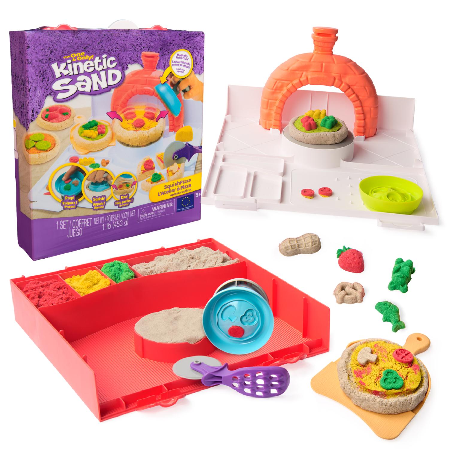 Kinetic Sand SquishPizza Scented Playset - Toymaster - Fagan Toys