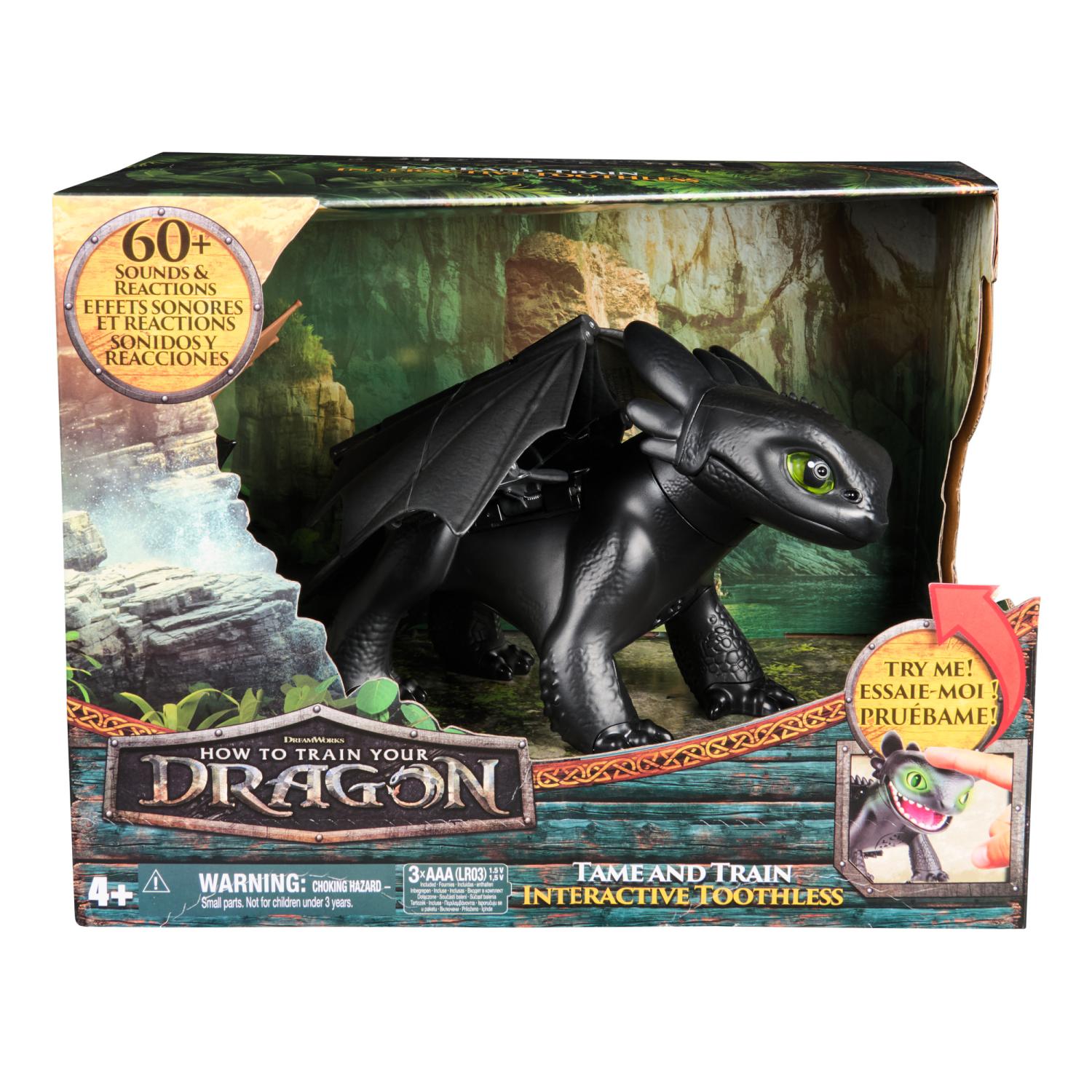 Tame & Train Interactive Toothless Dragon Toy - Toymaster - Fagan Toys