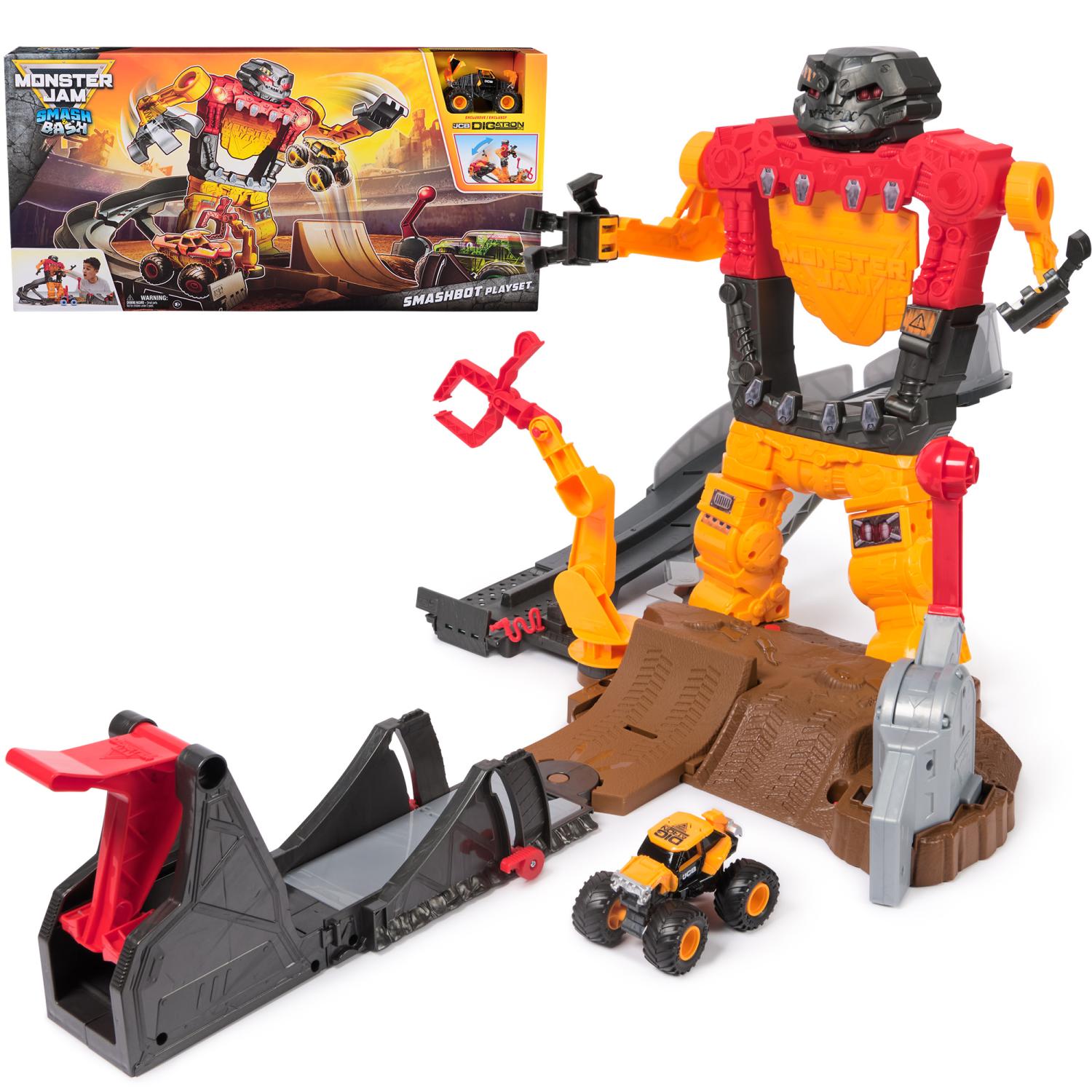 Monster Jam SmashBot Epic Stunt & Battle Playset