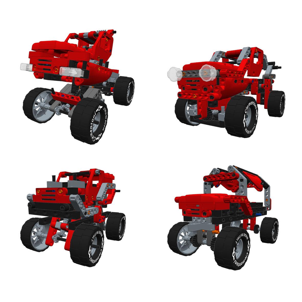 Clementoni Monster Trucks Educational Engineering Kit -  - Fagan Toys