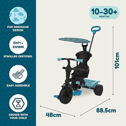 Zoomee 4 In 1 Trike Dino Discovery -  - Fagan Toys