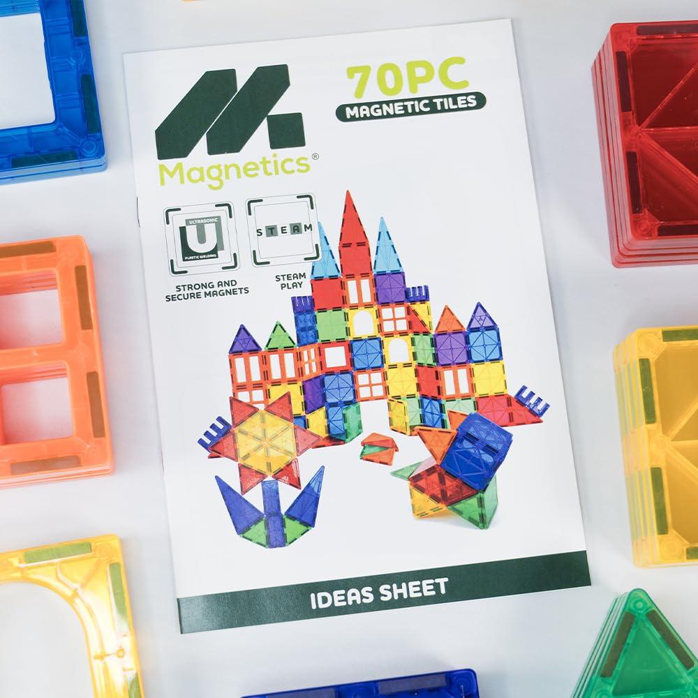 Magnetic Tiles - 70 Piece Play Set -  - Fagan Toys