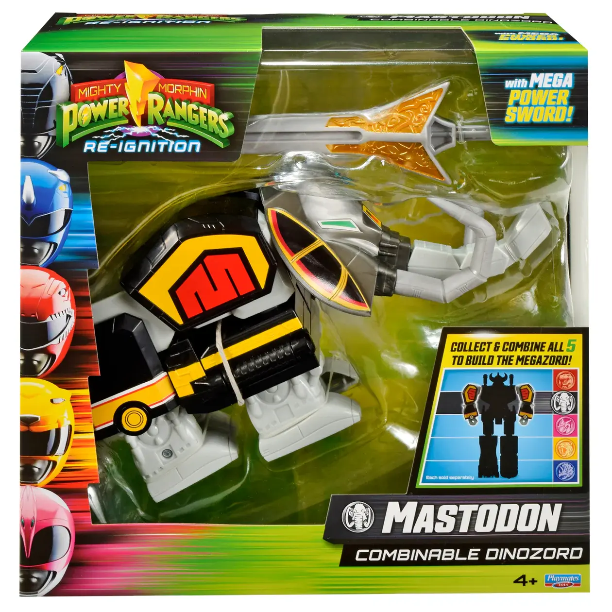 Mighty Morphin Power Rangers Mastodon Combinable Dinozord -  - Fagan Toys