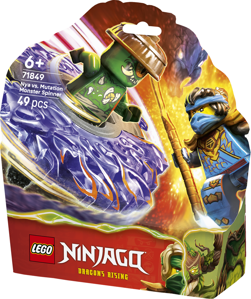 LEGO NINJAGO Nya vs. Mutation Monster Spinner Toy 71849
