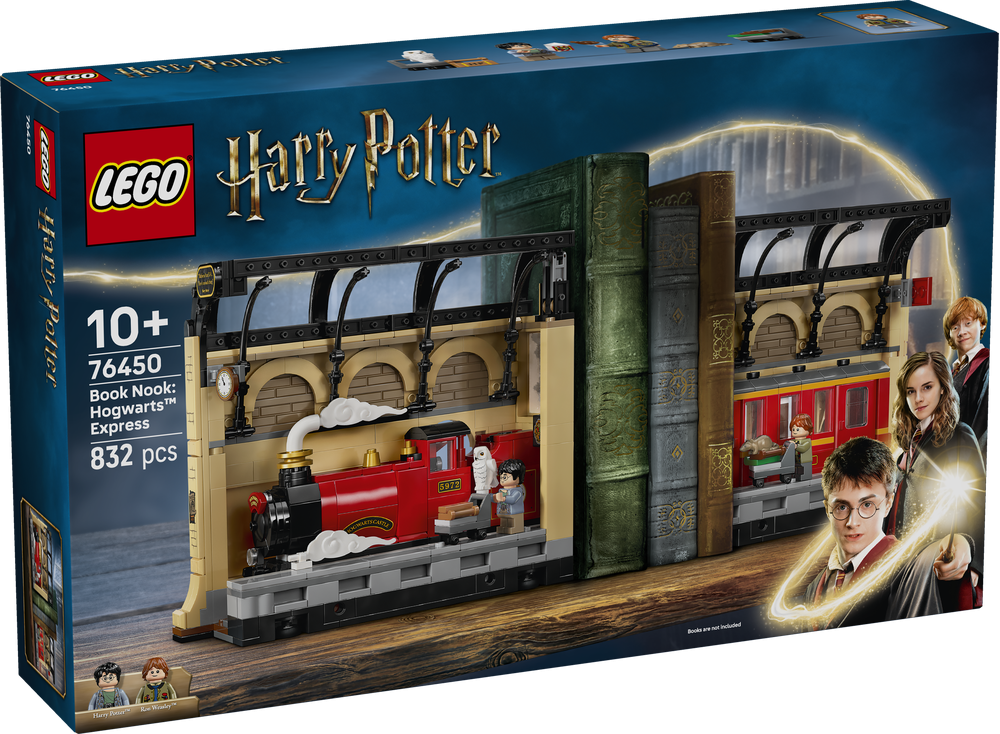 LEGO Harry Potter Book Nook: Hogwarts Express, Magical Toy 76450